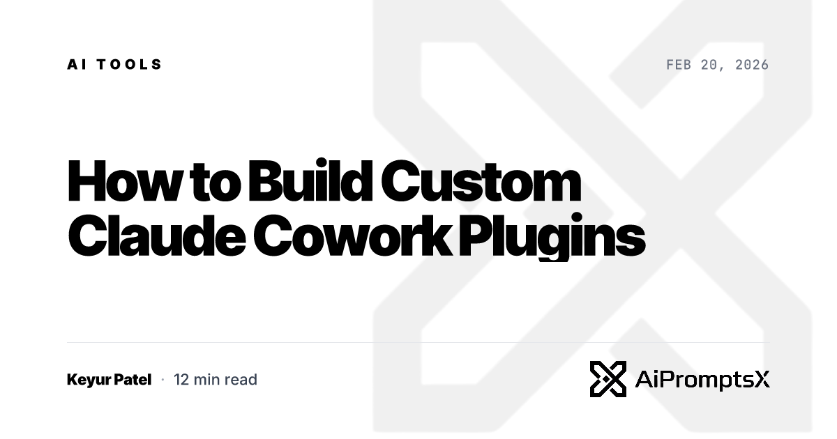 Build Custom Claude Cowork Plugins - Developer Guide