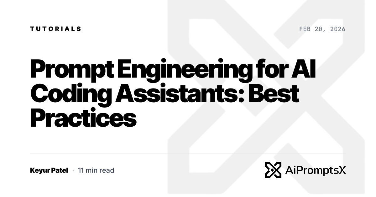 Prompt Engineering for AI Coding: Best Practices