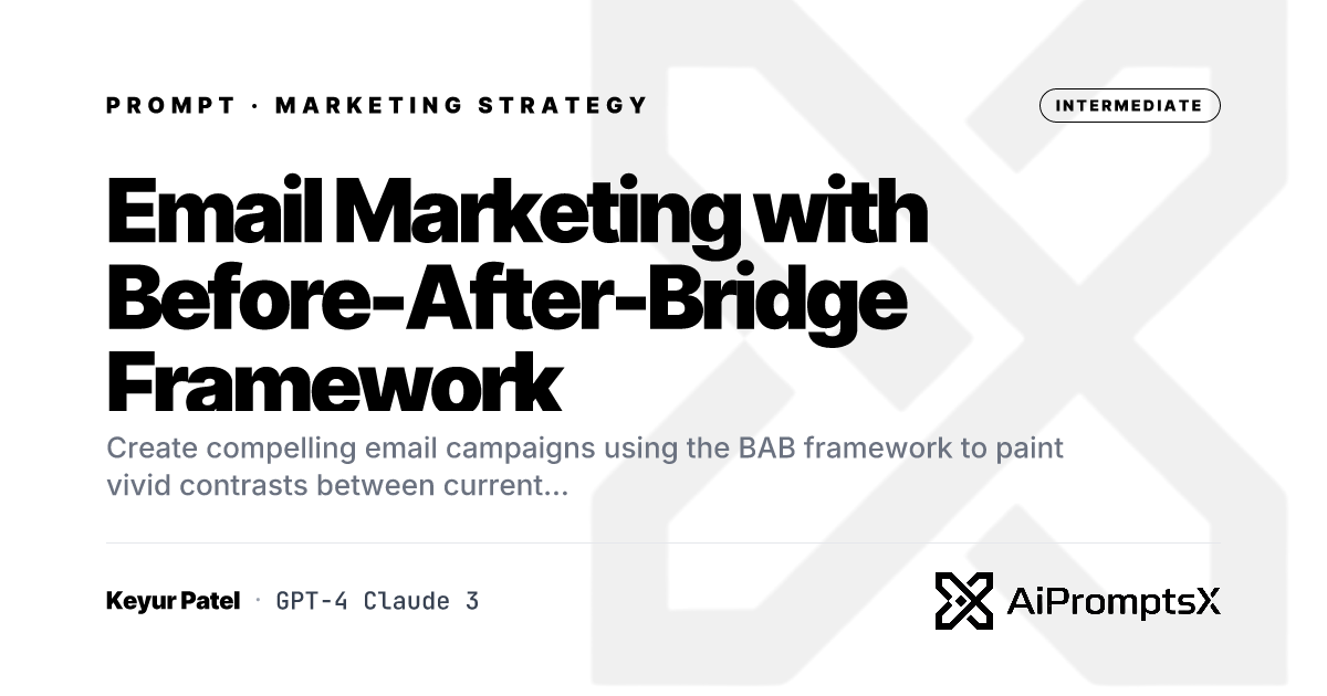 BAB Email Marketing AI Prompts | Transform Results