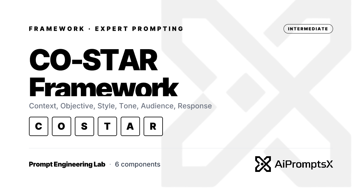CO-STAR Framework: Full Form, Template & Examples